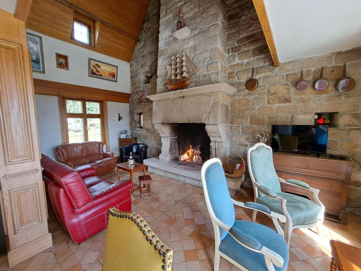 Saint-Pol-de-Léon Breton Granite Stone House With Fantastic Sea Views 빌라 외부 사진